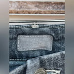 Mother 24 high waisted looker ankle fray huntress jeans gray 25 Gray Photo 4