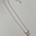 Dainty Gold Chain Angel Number Necklace Photo 4