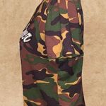 Camouflage crop top with fun sayings on front! Brown Size M Photo 2