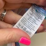 Madewell  Novel Tie-Front Button Top Flagstaff Stripe Short Sleeve Blue/Green Photo 3