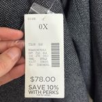 NWT Catherines Dark Gray Long Line Blazer with Pink Interior Photo 4