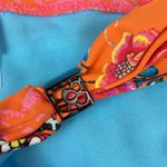 Profie Blush Orange & Pink Print Bikini Swim Suit Bottoms Size L Photo 2