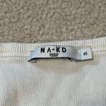 NA-KD White Crop Top  Photo 4