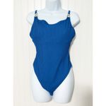 Lilly Pulitzer Lilly Pulitzer Alizee One Piece Swimsuit Size 12 Barton Blue Gold Ring Detail Photo 12