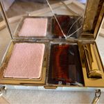 Anthropologie Vintage 1950s Mother Of Pearl Vanity Clutch Makeup Case Wristlet Photo 10