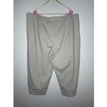 Eileen Fisher New Plus  Organic Cotton Beige‎ Crop Straight Leg Pant 3X Photo 5