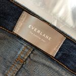 Everlane Womens The Summer Jeans High Rise Cropped Rolled Hem Medium Wash 30 Photo 4