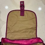 Bensimon Color Block Tan Purple Sporty French Messenger Bag Photo 1