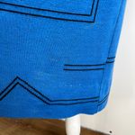 Vintage 80s Le Gaillard Acrylic Sweater Dress Blue Midi Size M Photo 6