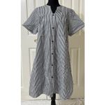 YOZLY House Dress Women Cotton Duster Robe Short Sleeve Housecoat Button Down M Size M Photo 1