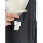 Loft Ann Taylor Little Black Dress Size 2 Flower Applique Ruffled Tiered Hem Photo 11