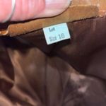 Napa Y Ante Skin Gear Fully Lined 100% Leather Jacket size 16 Brown Photo 7
