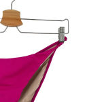 PilyQ  Athena Full Coverage Bikini Bottoms Swim Pink Lady Size‎ Large Photo 3