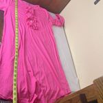 CHAPS  Pink Long Sleeve Ruffle Night Gown Size Small Photo 7