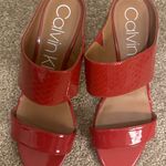 Calvin Klein Red Heels Photo 2