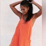 Free People Orange Athletic Dress Photo 0