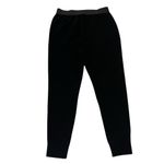 Everlane The Street Fleece Pant Textured Black Cotton Jogger Ankle Zip, Sz L Photo 3