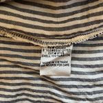 Velvet Heart Los Angeles 3/4 Length Sleeve Grey/White Stripe Ruffle Butt… Photo 3