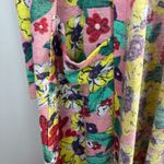 LuLaRoe Duster Cardigan Large Long Sleeve Floral Print Long Linen Blend Womens Photo 3