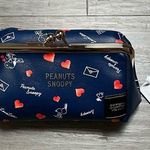 Peanuts snoopy small pouch clasp makeup bag pouch Blue Photo 0