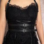 Goth Gothic Punk Grunge Alternative Bondage Harness Black Photo 0