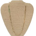 Sugarfix BaubleBar Nickel Free Paperclip Chain Link Statement Necklace Gold Tone Photo 0