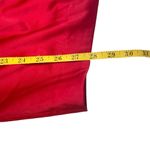 Bisou Bisou Red Satin One Shoulder Rosette Jewel Cocktail Dress Size 8 Dance EUC Photo 9