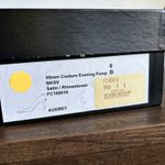 St. John Couture Audrey 8 Black Satin Rhinestone Heels Pointed Toe Stiletto Box Photo 8