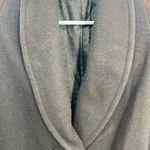 Jofeld wool trench suede double breasted 80s vintage coat 14 structured brown Photo 12