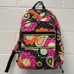 Vera Bradley Pink Ziggy Zinnia Campus Backpack Photo 1