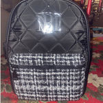Badgley Mischka Women's  Quilted Backpack tweed Photo 0