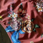 No Boundaries  Dusty Rose Mauve Floral Swim bottoms, L Photo 3