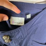 Athleta  Navy Side Cinch Capra Pants Size 4 Photo 2