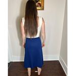 Givenchy Vintage  Sport Blue Midi Skirt Fits Like Size Small/4 Photo 1