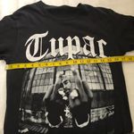 Tupac Black white Rap Hip Hop Music Large Graphic Tee streetwear. Size S Measurement in pics #goth #grunge #punk Photo 3