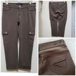 Seven7 NWOT  Olive Green Cargo Cuffed Knit Pant Size 29 Note Measurements Photo 1