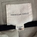American Eagle Tan Henley Sweatshirt Oversized Sz XS Photo 4