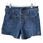 Anthropologie Pilcro by  High Rise Slim Denim Shorts Photo 0