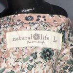 Natural Life ‎ Tiered Cotton Boho Hippie Dress Large Lightweight Sustainable NWOT Photo 4