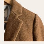 J.Crew Brown Wool Blend Single Breasted Top Coat Women's Size 0 Photo 2