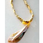 Free People NWT  Ariana Ost The Era Strand Necklace Yellow Photo 9