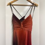 ALC Frank NEW A.L.C. Ariya Pleated Cutout Back Maxi Dress size 4 designer NWT Photo 4