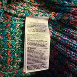 Gap  Womens Shaker Stitch Knit Pocket Sweater Rainbow Multi Color Kidcore M Photo 7