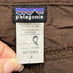 Patagonia  Women's Brown Capri Hiking Pants Size 10 Drawstring Hem Lightweight Photo 5