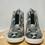 Linea Paolo Gray Black Felicia III Wedge Animal Print Sneaker NWOB Photo 3