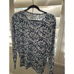 Hang Ten XL Blue Long Sleeve ZIP Side Pocket Surf Swim Outdoor Top Photo 1