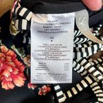 Skinny Dippers Lace Up Floral Swim Suit Small Black Photo 7