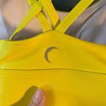 Zyia  Active Neon Yellow Sports Bra/Leggings, Size Small Photo 3