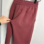 Lululemon Scuba High Rise Joggers Sz 0 Smoky Red Light Cotton Terry Photo 14