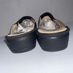 La Plume Italian Leather Black Woven Minimalist Clogs Mules US 7.5 Photo 11